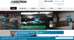 Desktop Screenshot of mikrotron.de